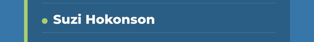 Suzi Hokonson listed on the Cathcart campaign endorsement page